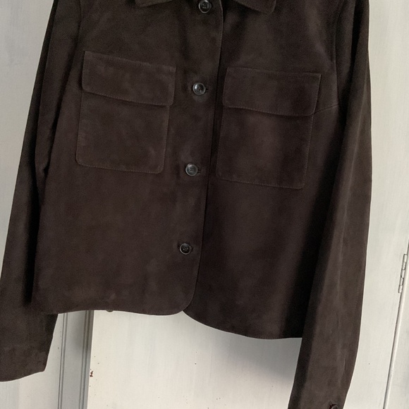 Like New! Madewell Brown Suede Jacket - Picture 4 of 4